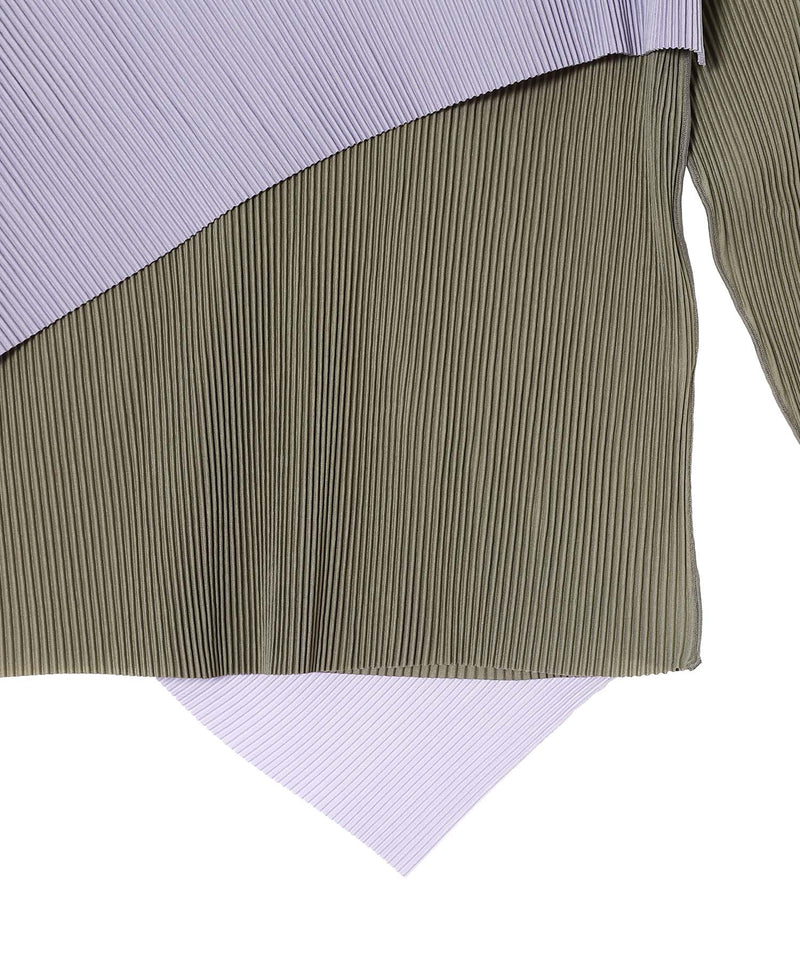 Spiral Wave Long Sleeve Top High Neck Type-kotohayokozawa-Forget-me-nots Online Store