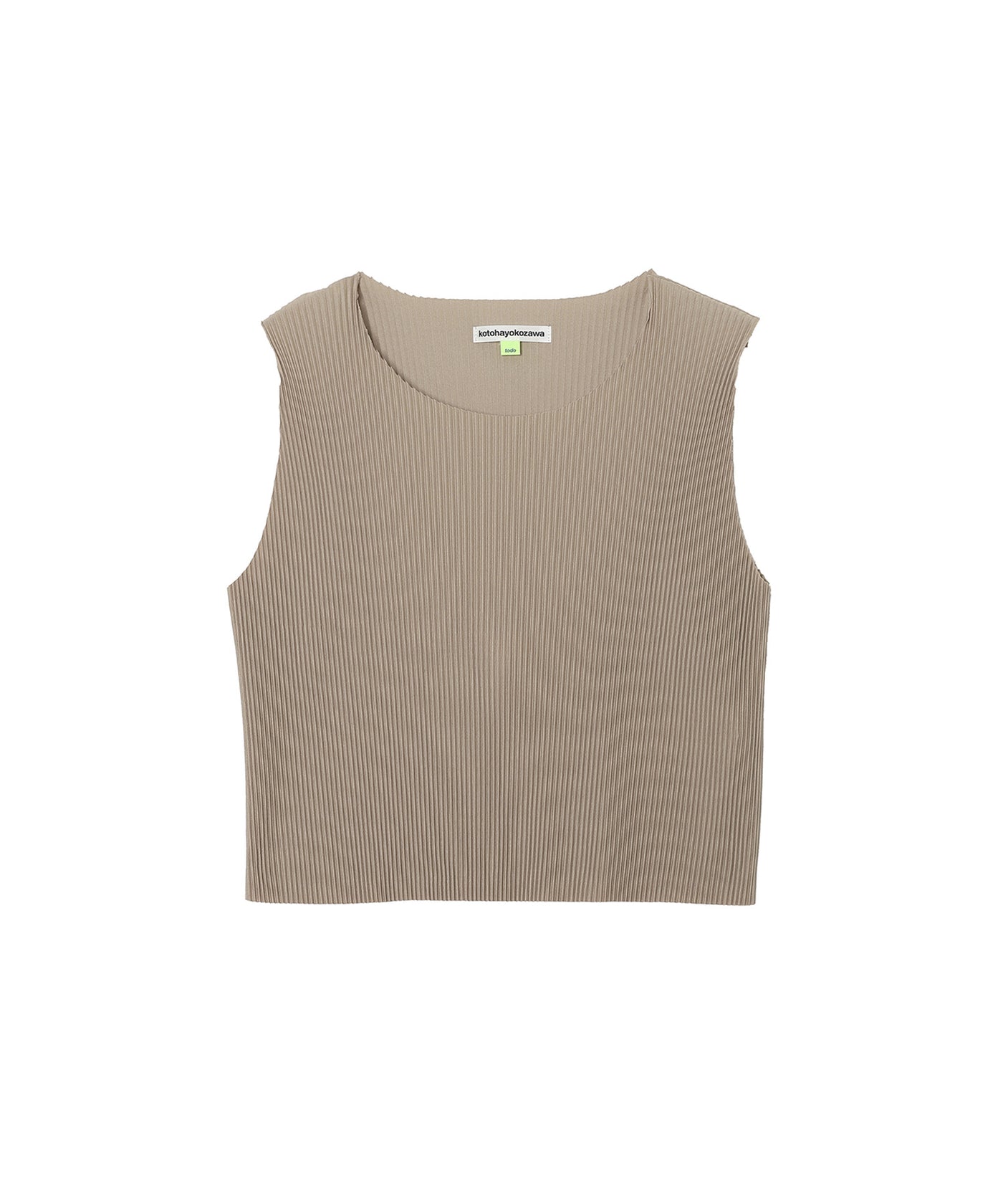todo kotohayokozawa ノースリーブ ベスト　新品未使用 Ghost Todo Top *Sleeveless Highneck + Inner｜コトハヨコザワ