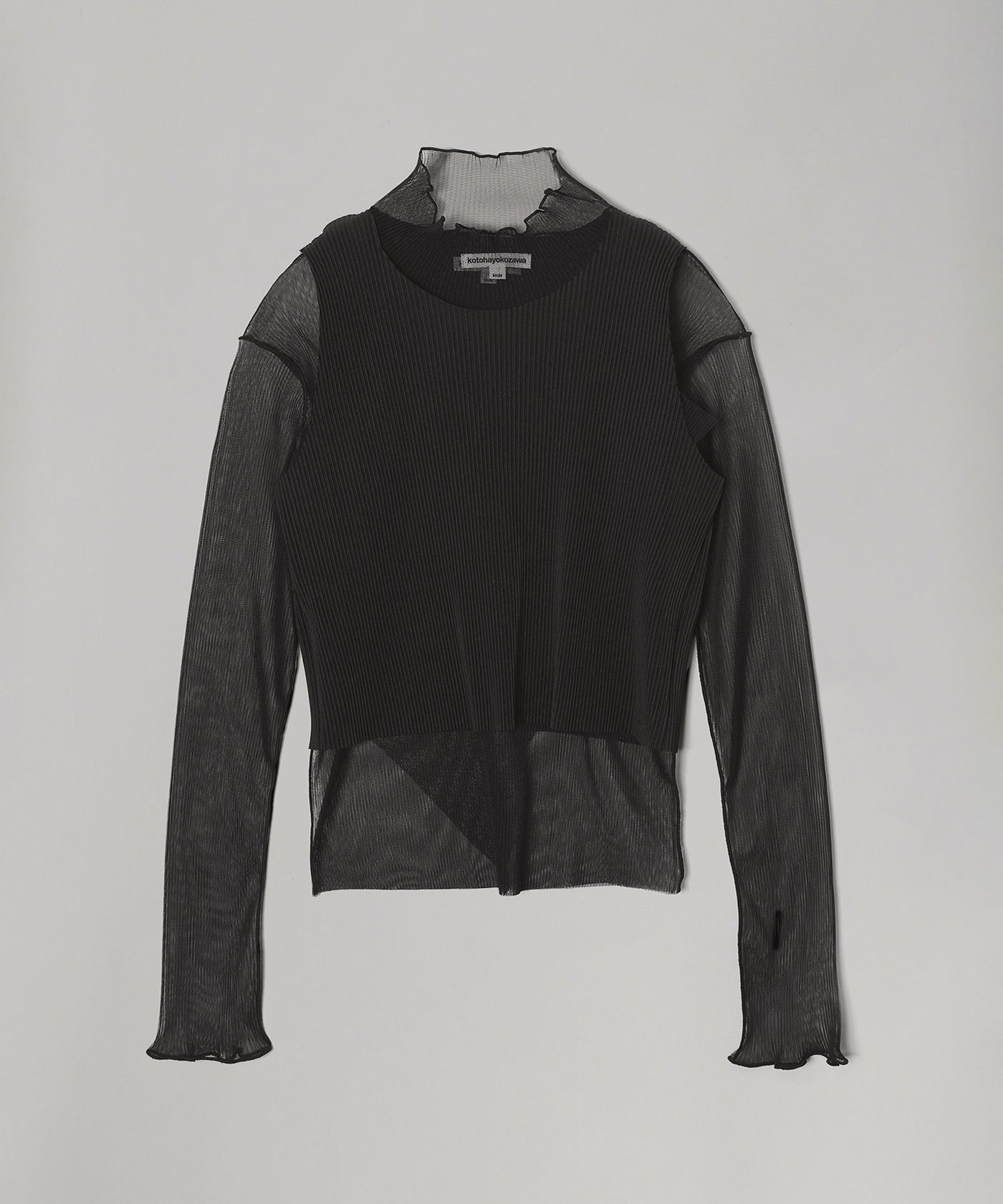 Ghost Todo Top *Longsleeve Highneck + Inner｜コトハヨコザワ