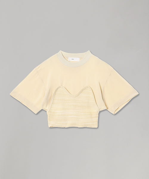 Rib Jersey S/S-TOGA PULLA-Forget-me-nots Online Store