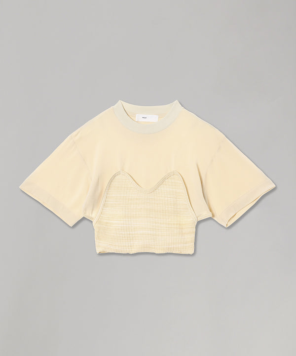 Rib Jersey S/S-TOGA PULLA-Forget-me-nots Online Store