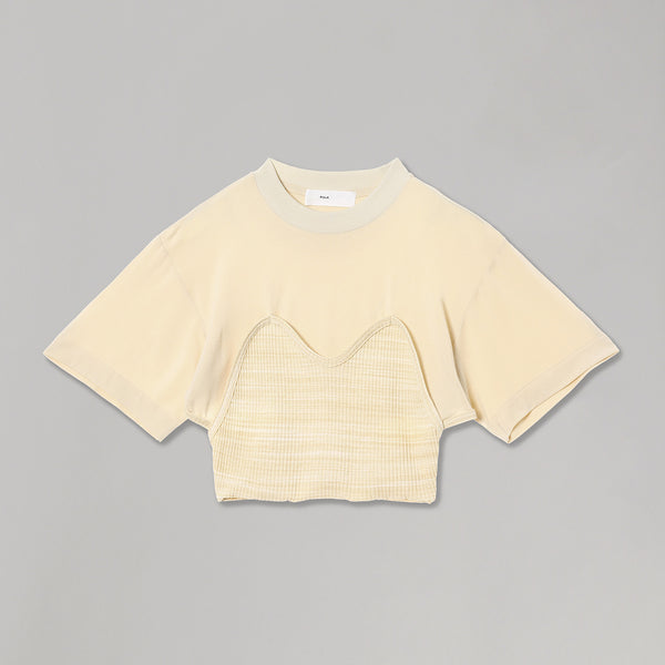 トーガプルラ(TOGA PULLA)｜Rib Jersey S/S ｜Forget-me-nots