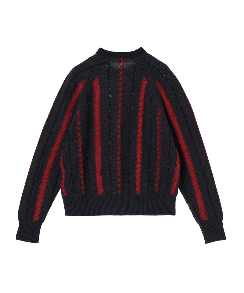 トーガプルラ(TOGA PULLA)｜Stripe Knit Cardigan ｜Forget-me