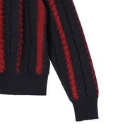 Stripe Knit Cardigan-TOGA PULLA-Forget-me-nots Online Store