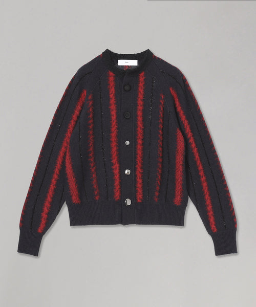 Stripe Knit Cardigan-TOGA PULLA-Forget-me-nots Online Store