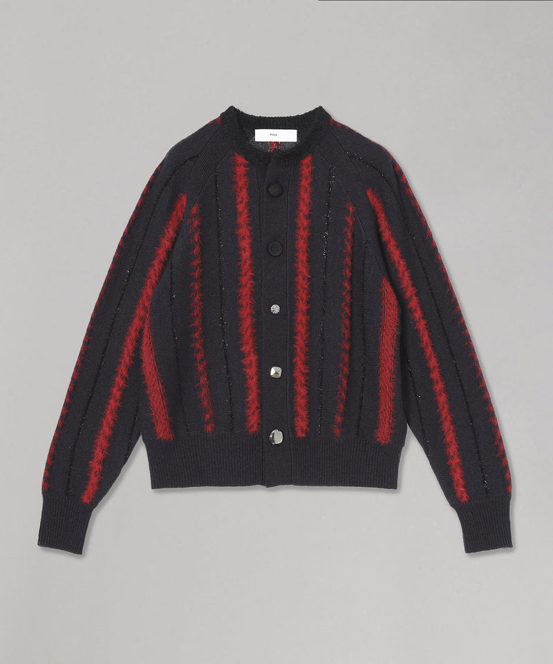 Stripe Knit Cardigan-TOGA PULLA-Forget-me-nots Online Store