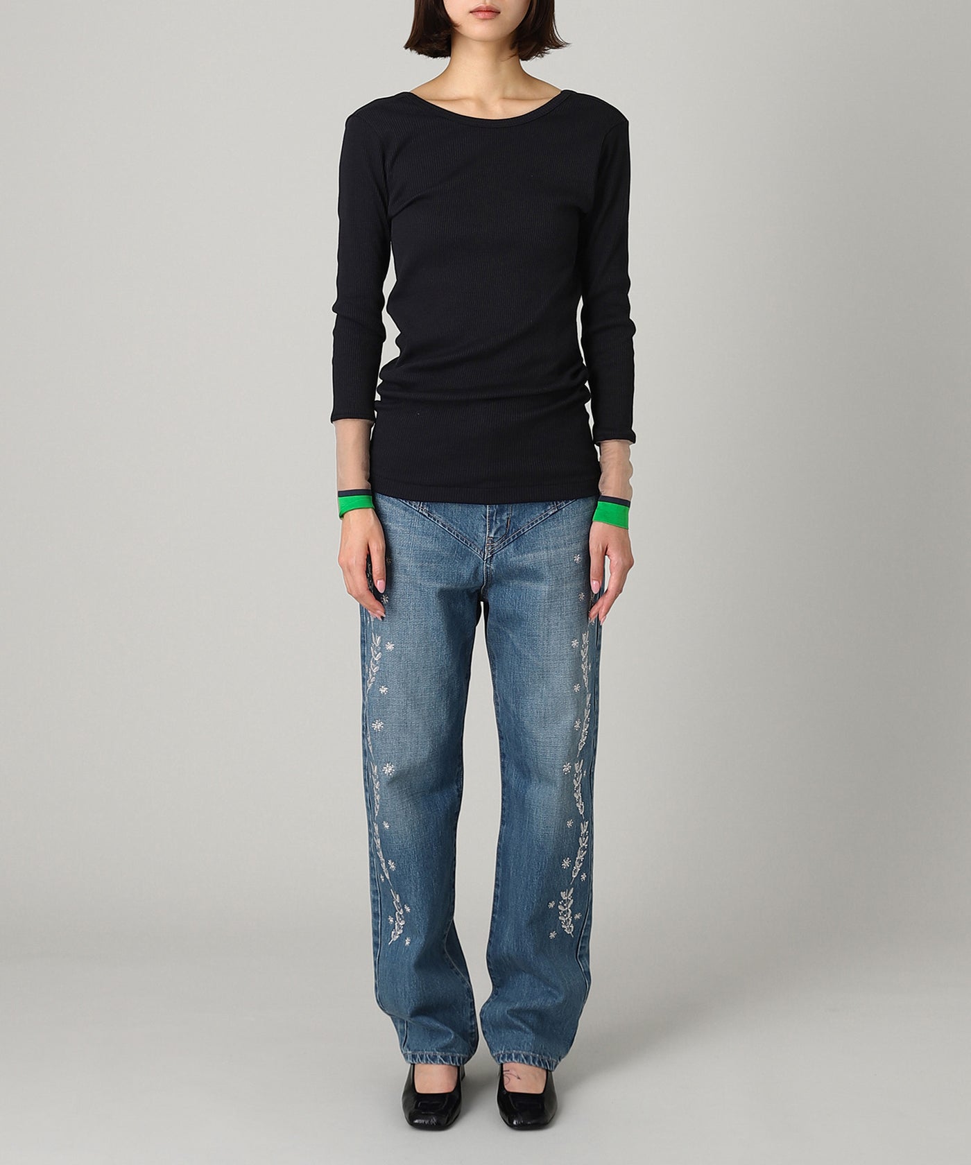 トーガ プルラ TOGA PULLA 20SS テレコロングスリーブストップス Tereko Long Sleeve Fmn Exclusive｜トーガプルラ(TOGA PULLA)｜Forget