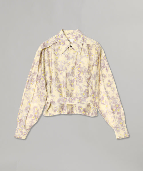 Rayon Print Shirt-TOGA PULLA-Forget-me-nots Online Store