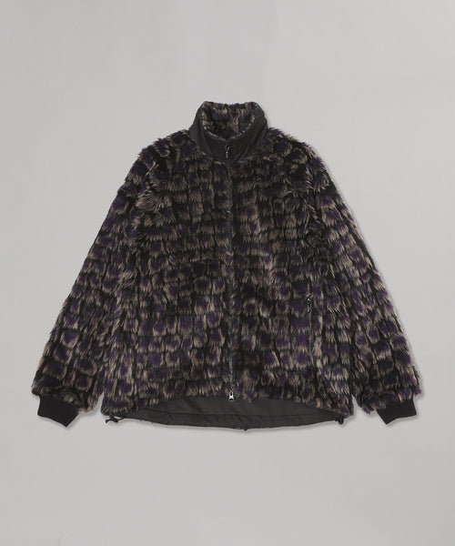 Raglan Fur Jacket - Crocodile Fur-NEEDLES-Forget-me-nots Online Store
