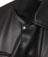Leather Shirt Blouson