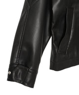 Leather Shirt Blouson