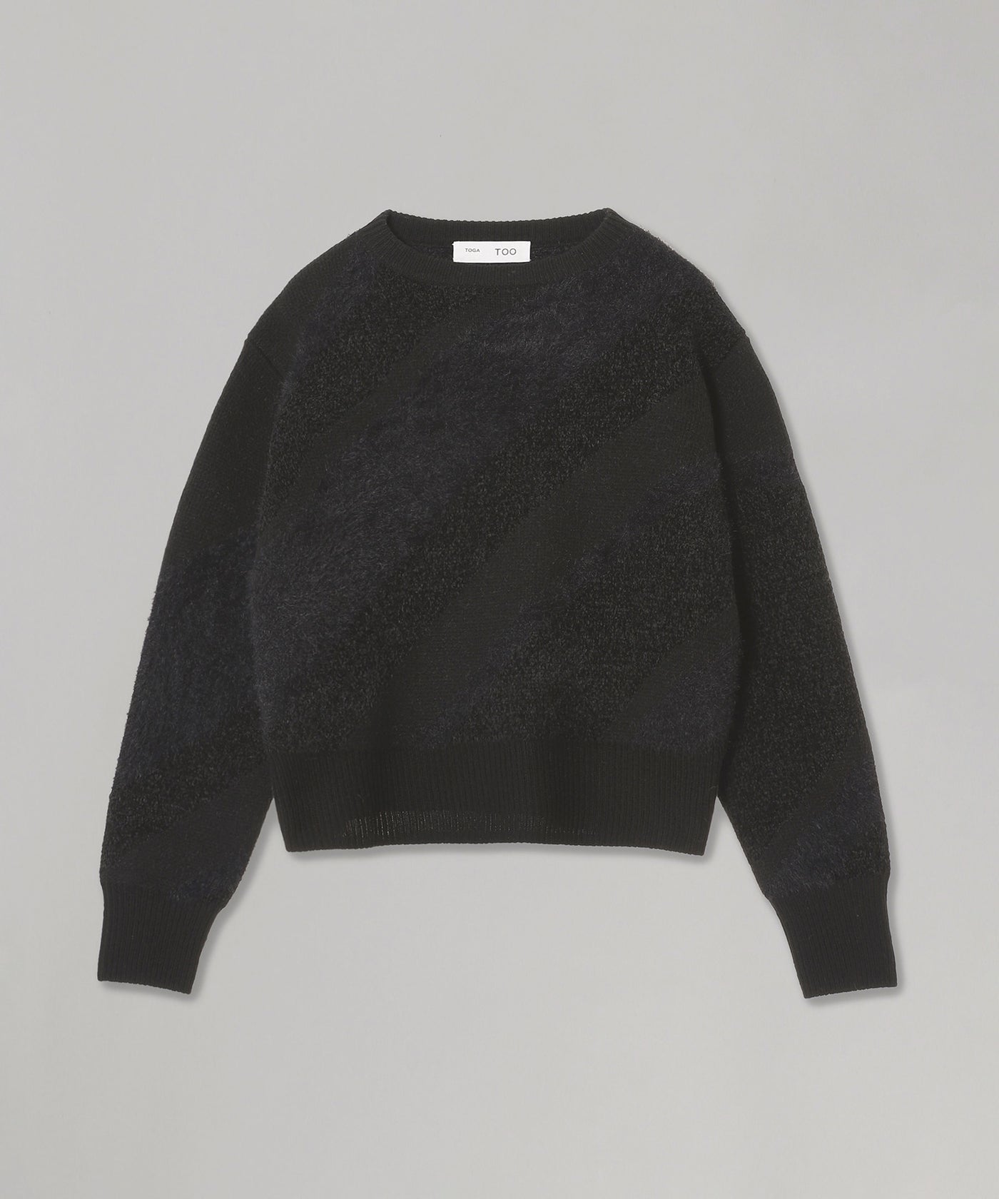 トーガプルラ(TOGA PULLA)｜Regimental Knit Pullover｜Forget-me-nots