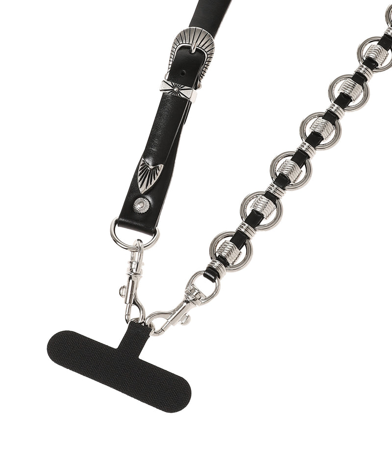 Ring Metal Phone Strap｜トーガプルラ(TOGA PULLA)｜Forget-me-nots