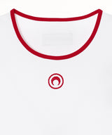 Moon Logo Bicolor Jersey Ss T-Shirt-Marine Serre-Forget-me-nots Online Store