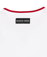 Moon Logo Bicolor Jersey Ss T-Shirt-Marine Serre-Forget-me-nots Online Store