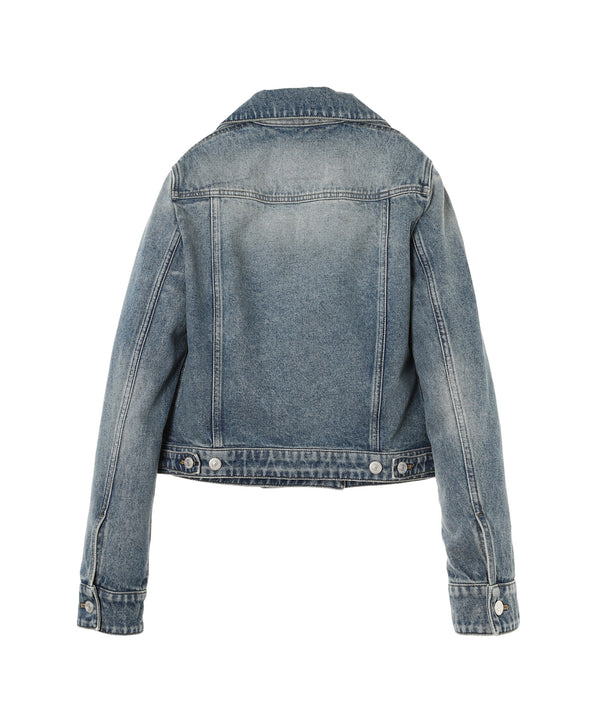 Signature Denim Trucker Jacket-courrèges-Forget-me-nots Online Store