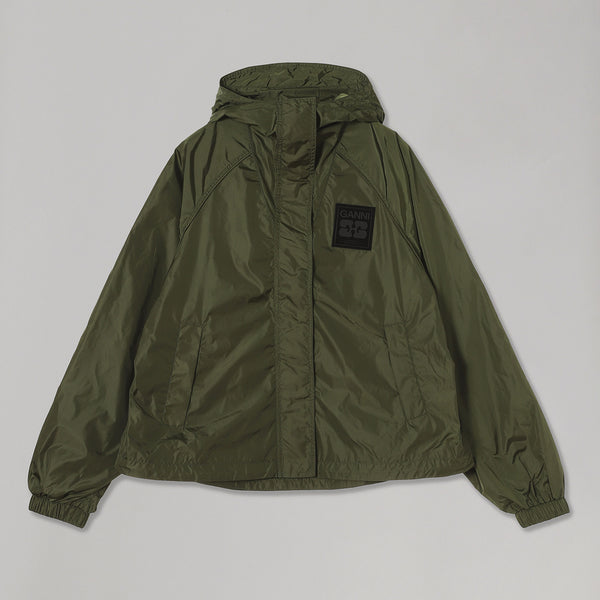 ガニー(GANNI)｜Flyweight Nylon Jacket｜Forget-me-nots Online