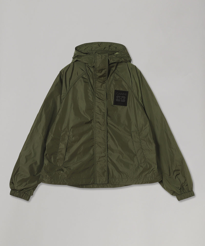 Flyweight Nylon Jacket-GANNI-Forget-me-nots Online Store