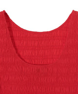 Cotton Poplin Smock Tie String Top-GANNI-Forget-me-nots Online Store