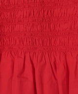 Cotton Poplin Smock Tie String Top-GANNI-Forget-me-nots Online Store