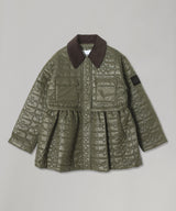 Shiny Quilt Midi Jacket W. Flare-GANNI-Forget-me-nots Online Store