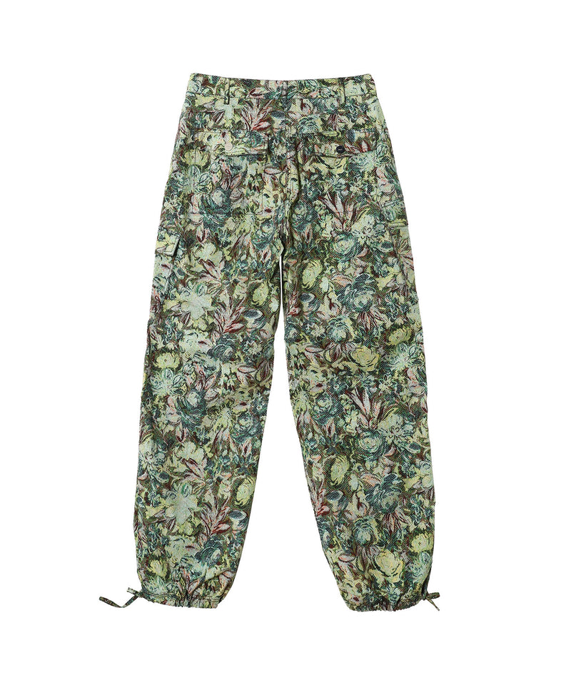 Printed Stretched Cotton Pants-GANNI-Forget-me-nots Online Store