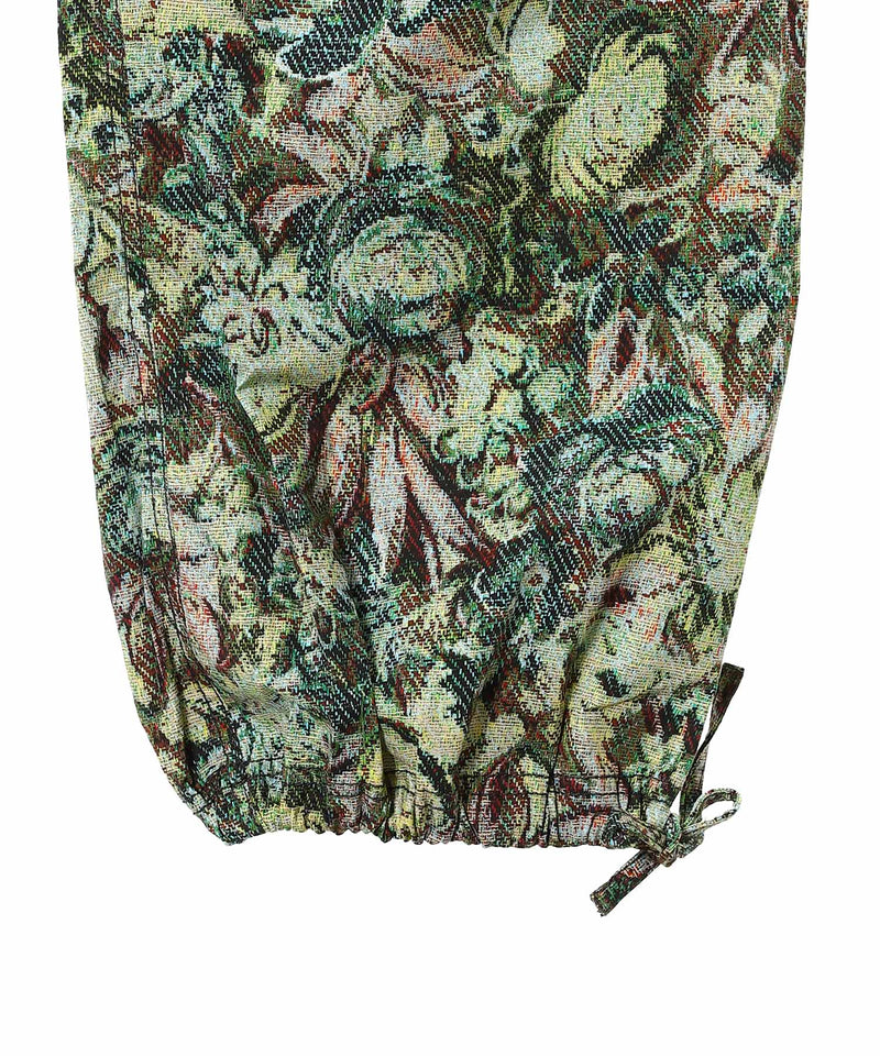 Printed Stretched Cotton Pants-GANNI-Forget-me-nots Online Store
