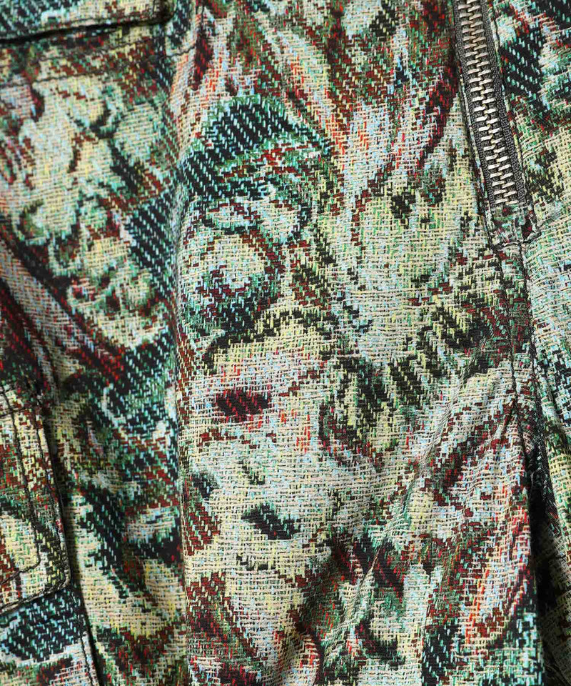 Printed Stretched Cotton Pants-GANNI-Forget-me-nots Online Store