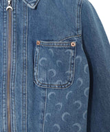 Light Blue Denim Trucker Jacket-Marine Serre-Forget-me-nots Online Store