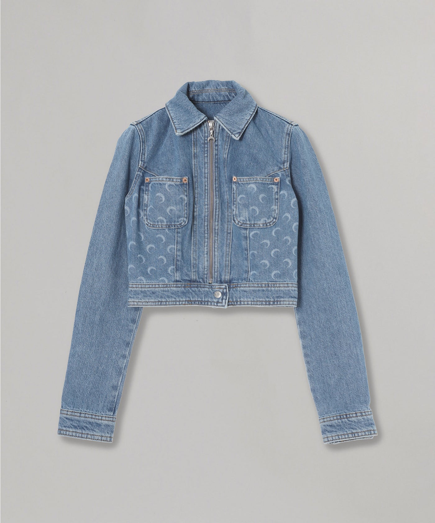 Light Blue Denim Trucker Jacket｜マリーン セル(Marine Serre
