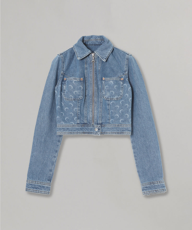 Light Blue Denim Trucker Jacket｜マリーン セル(Marine Serre