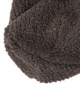 Cotton Boucle Back Long Beanie