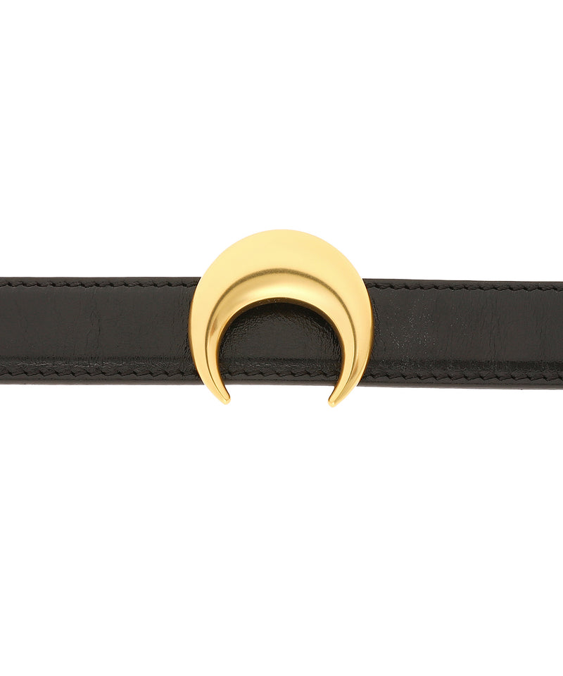 Smooth Leather Moon Belt