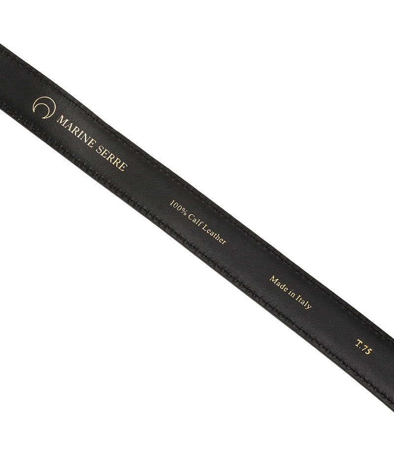 Smooth Leather Moon Belt