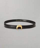 Smooth Leather Moon Belt