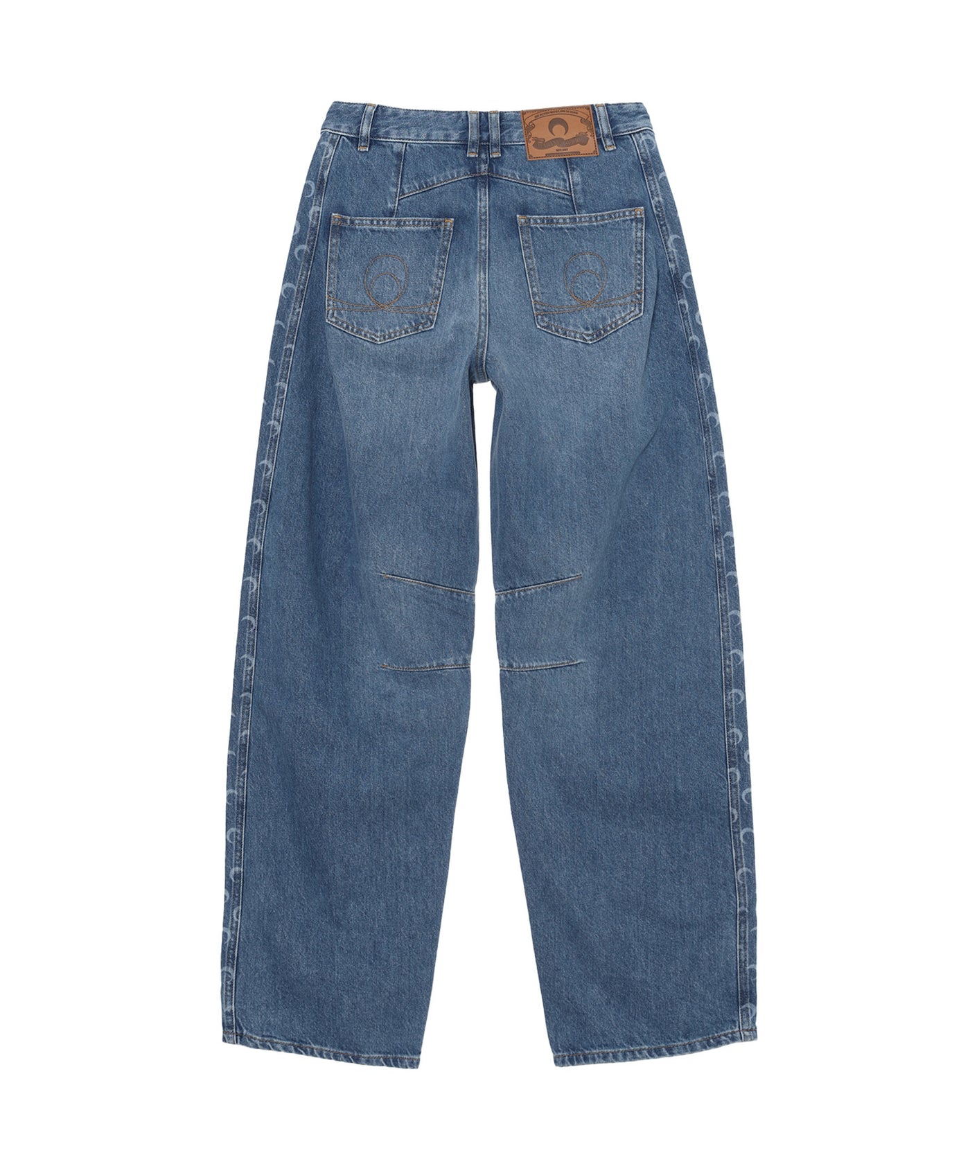 ヒ*ウ様 MARINE SERRE デニム Light Blue Denim Baggy Jeans｜マリーン セル(Marine Serre)｜Forget