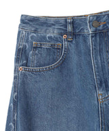 Light Blue Denim Baggy Jeans-Marine Serre-Forget-me-nots Online Store