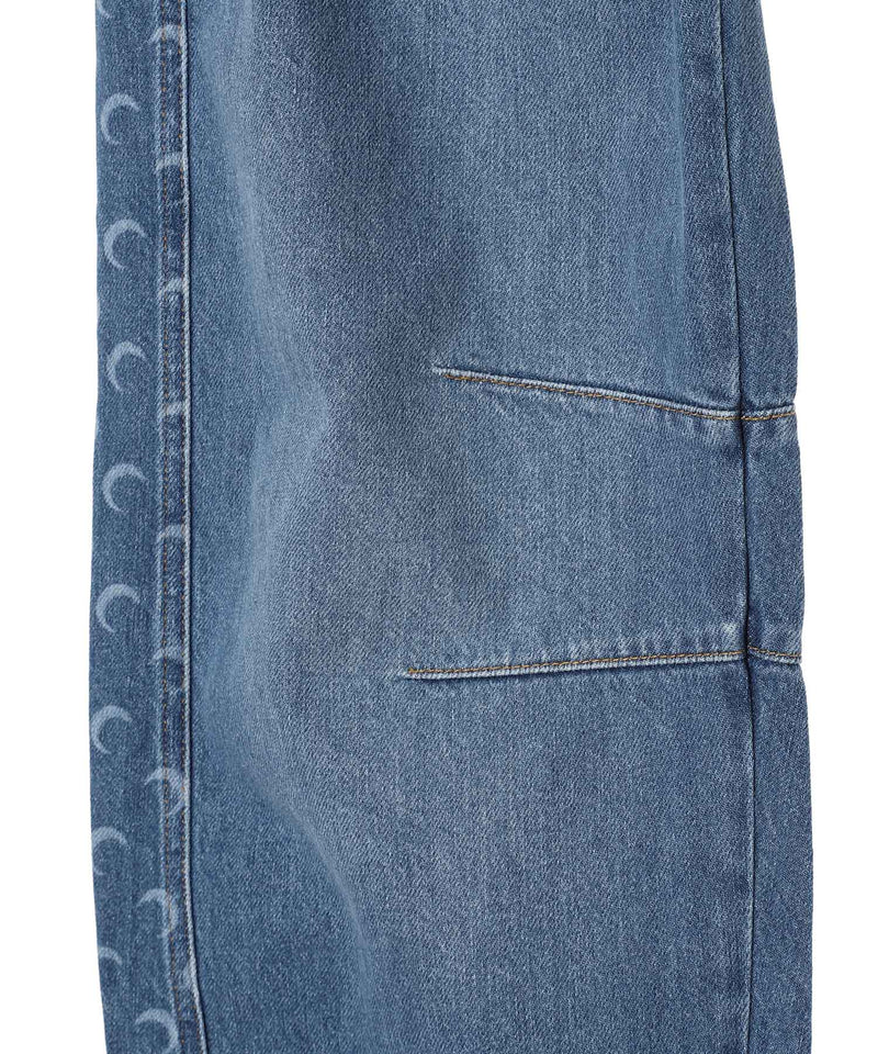 Light Blue Denim Baggy Jeans｜マリーン セル(Marine Serre)｜Forget
