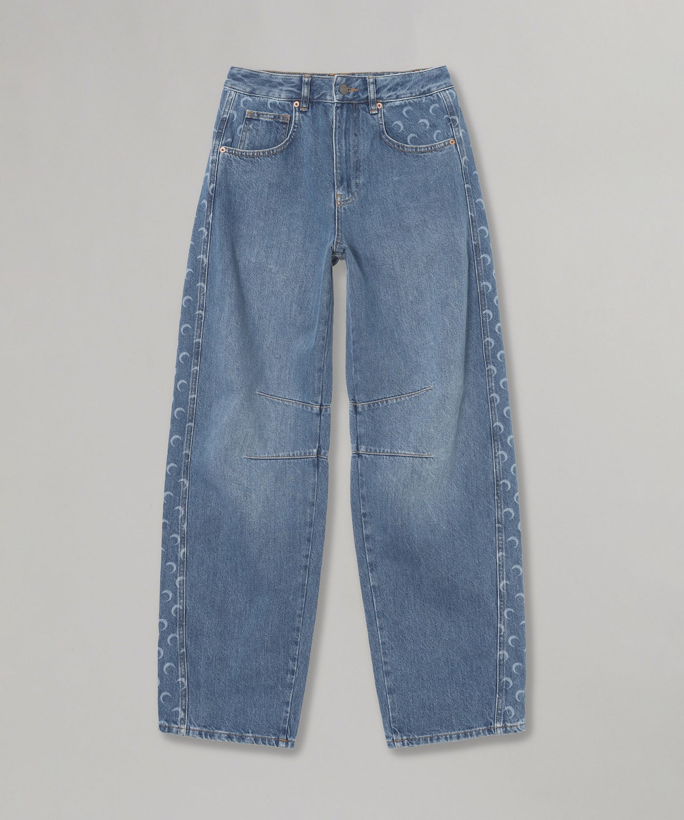Light Blue Denim Baggy Jeans｜マリーン セル(Marine Serre)｜Forget