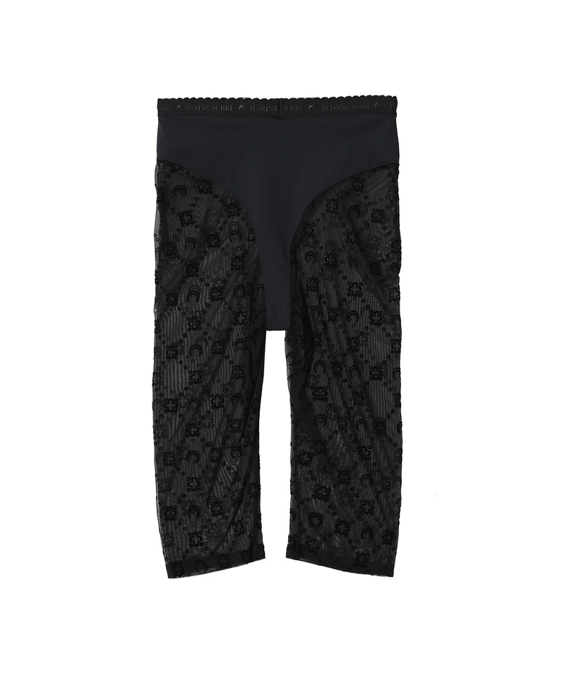 【MARINE SERRE】今期MOONOGRAMメッシュフロック マリーンセル Moonogram Mesh Flock Capri｜マリーン セル(Marine Serre)｜Forget-me