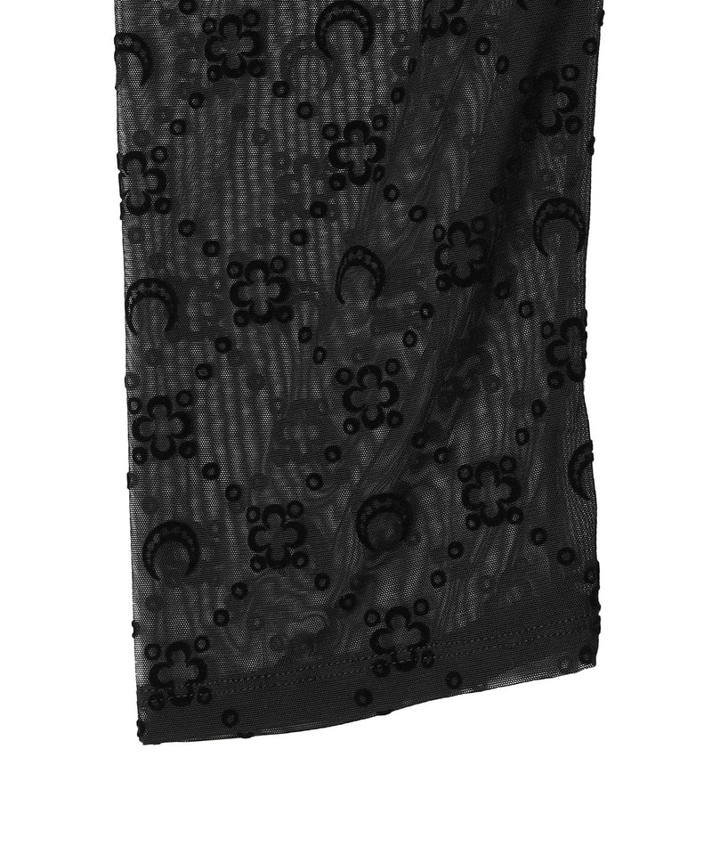 【MARINE SERRE】今期MOONOGRAMメッシュフロック マリーンセル Moonogram Mesh Flock Capri｜マリーン セル(Marine Serre)｜Forget-me