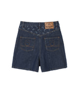 Midnight Blue Denim Shorts-Marine Serre-Forget-me-nots Online Store