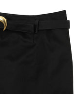 Sailor Workwearo Belted Mini Skirt-Marine Serre-Forget-me-nots Online Store