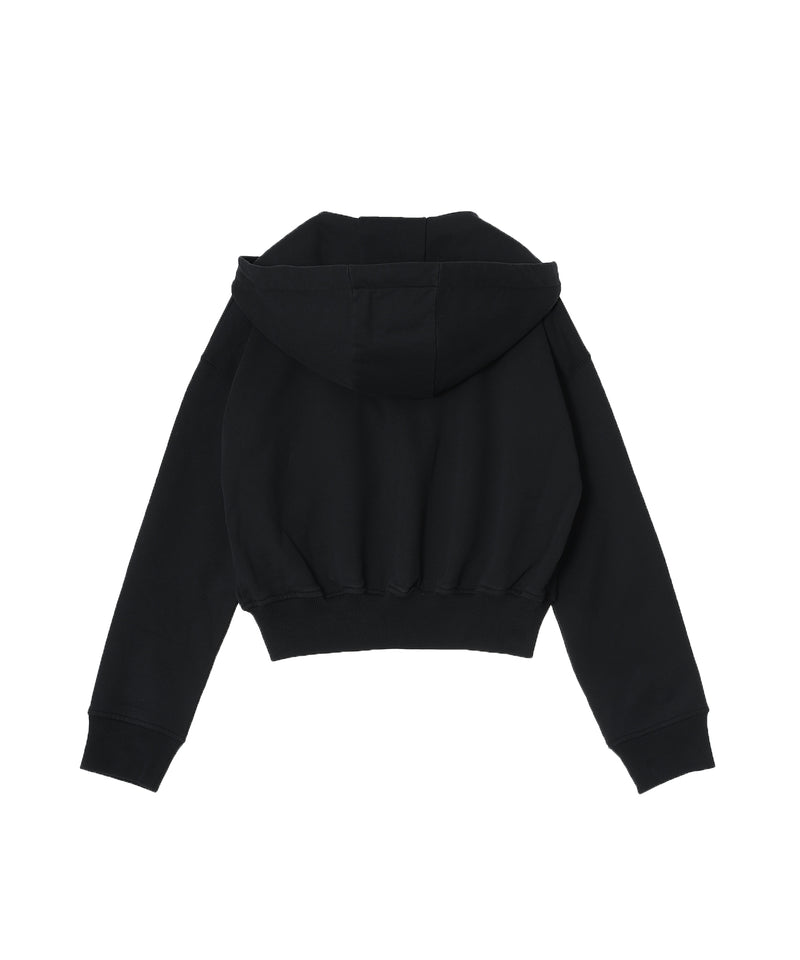 Moon Logo Jersey Fleece Zipped Hoodie｜マリーン セル(Marine Serre