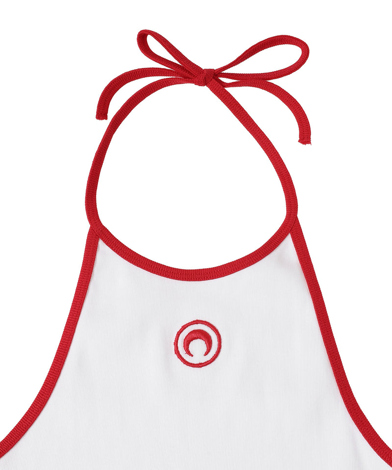 Moon Logo Bicolor Jersey Tank Top｜マリーン セル(Marine Serre