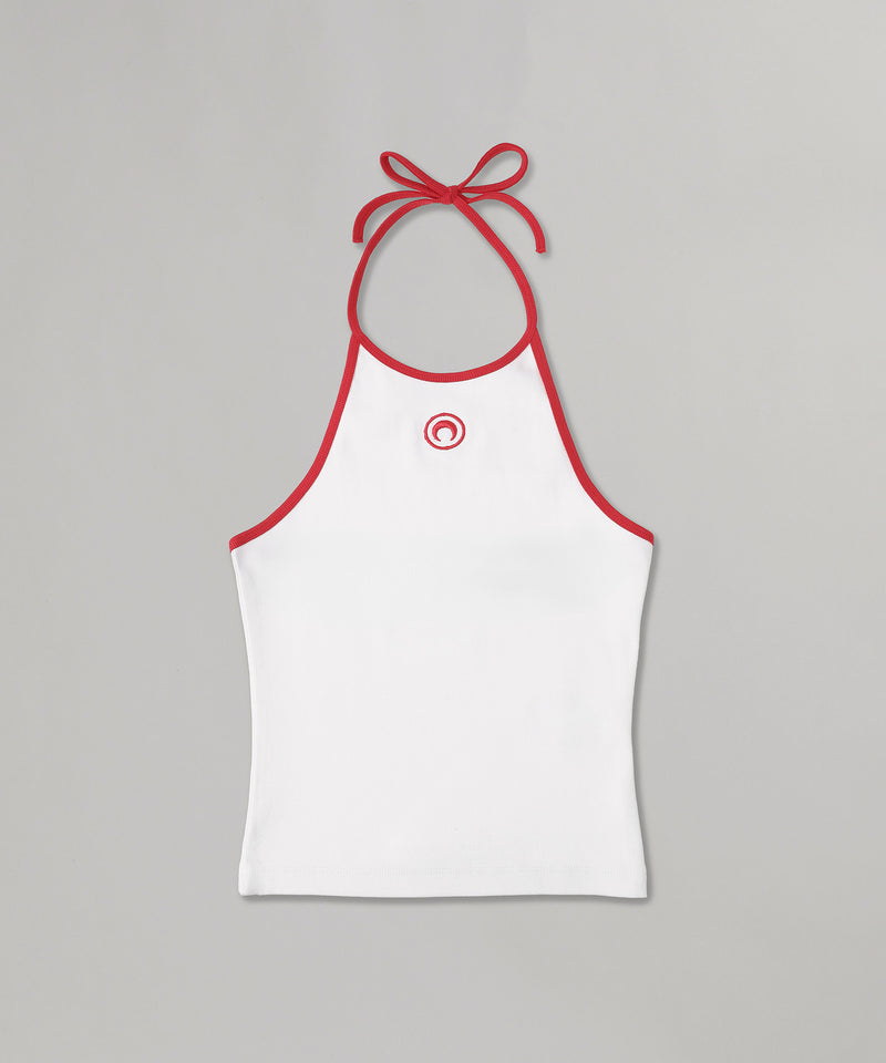 Moon Logo Bicolor Jersey Tank Top｜マリーン セル(Marine Serre