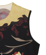 Flowers Printed Jersey Sl Top-Marine Serre-Forget-me-nots Online Store