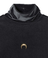 Moon Logo Velvet Fleece Ls Top