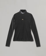 Moon Logo Velvet Fleece Ls Top