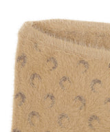 Fluffy Moon Jacquard Knit Bustier Top-Marine Serre-Forget-me-nots Online Store